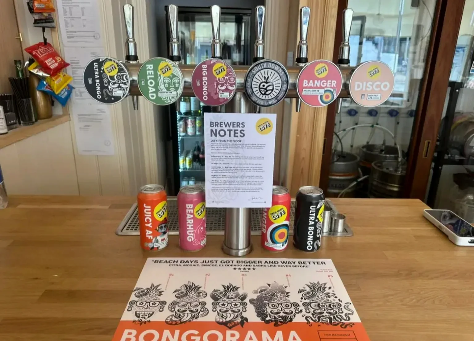 Changing beer line-up at Newhaven Tap